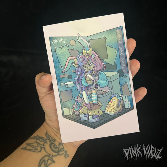 Decora in Venue Bathroom Post Card Print