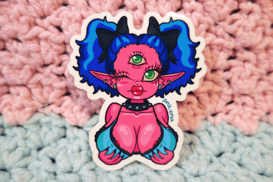 Sexy Alien Sticker