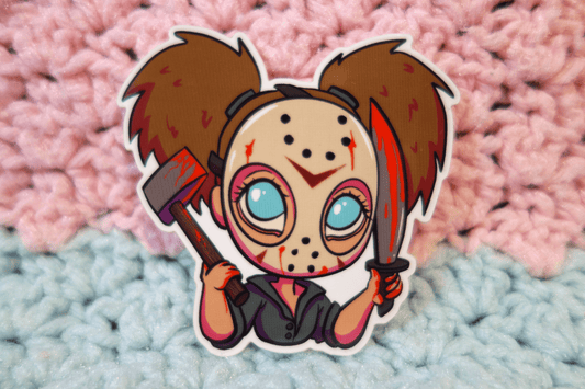 Gender-bent Jason Sticker