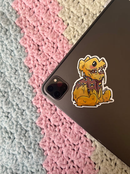 Creepy Cute Winnie the Pooh Sticker