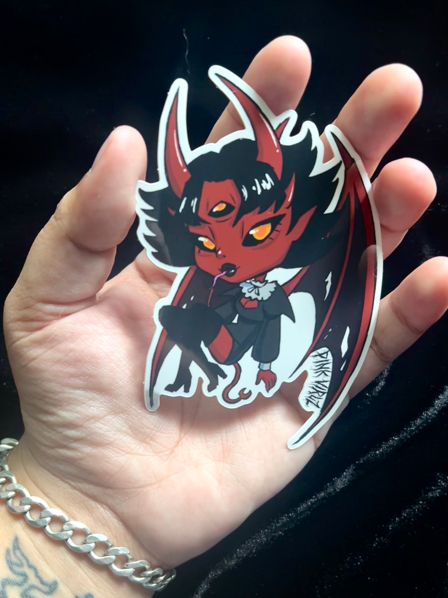 Demon Goth Succubus Hot Monster Girl Sticker